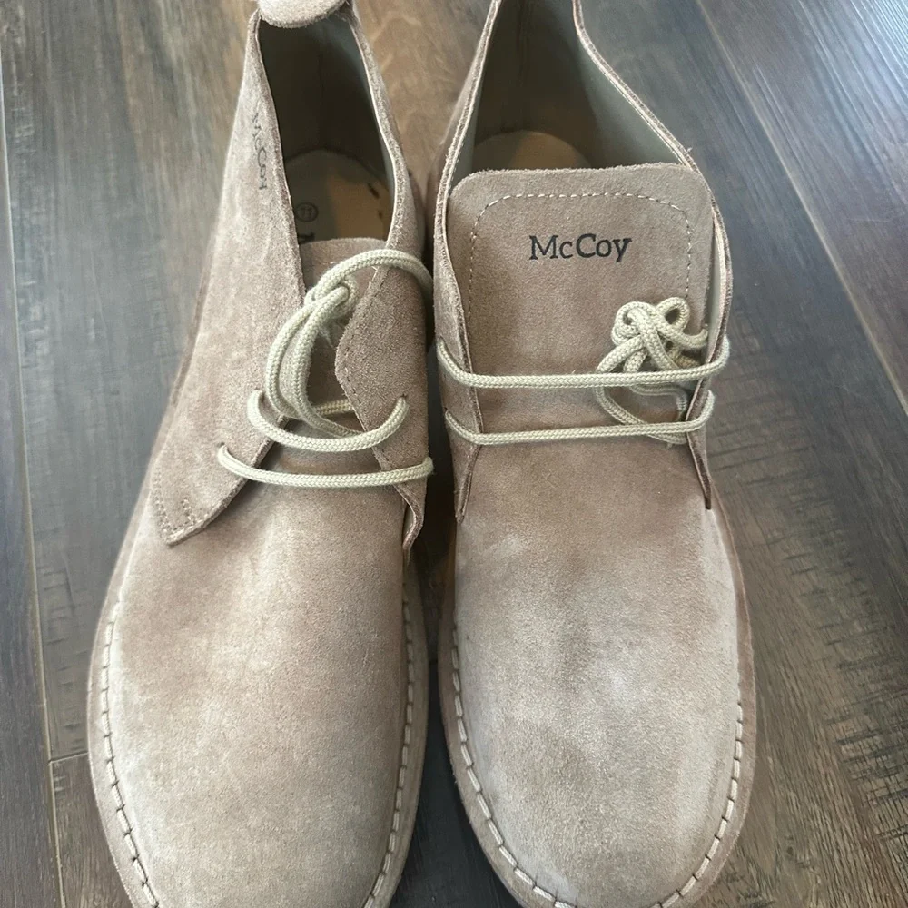 The Real McCoy Vellies Chukka Boots Size‎ 11 Beige